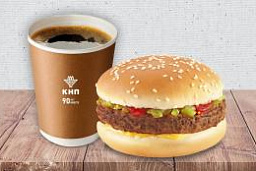 КОМБО Гамбургер + Раф за 299 руб